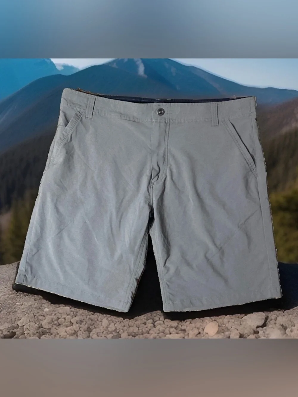 Kuhl Shift Amphibia Shorts Men's Size 38 Gray Quick-Dry Hiking Style 5129